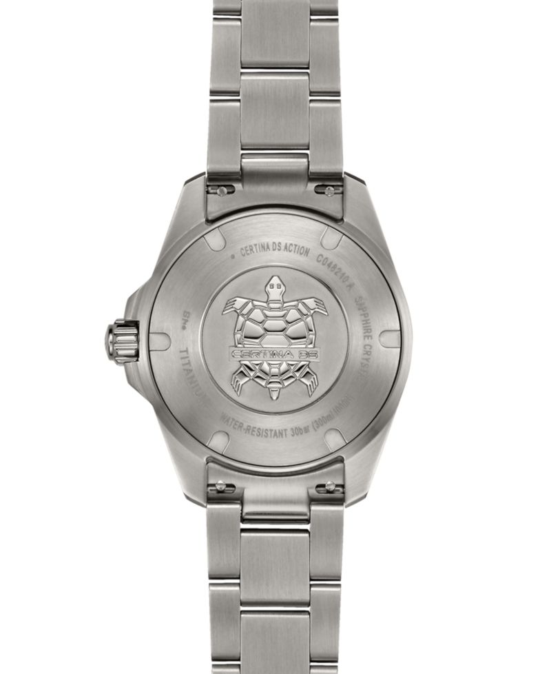 Women's Swiss DS Action Silver-Tone Titanium Bracelet Watch 35mm