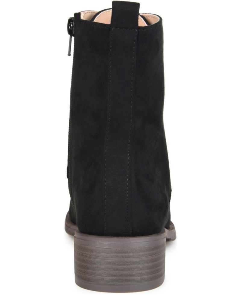 Women's Vienna Lace Up Stacked Heel Booties