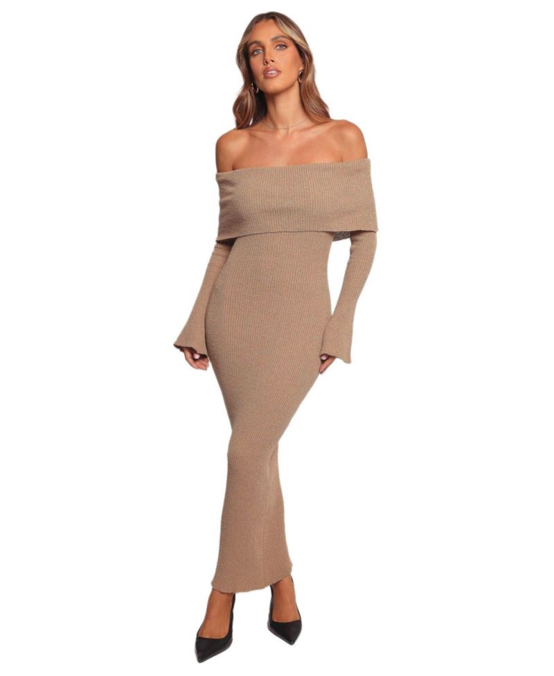Women's Domitia Off Shoulder Knit Dress