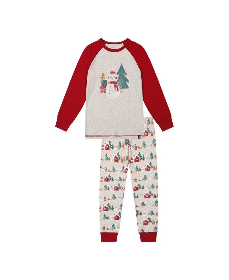 Little and Big Unisex (6-12) Cotton Two Piece Christmas Pajama Set