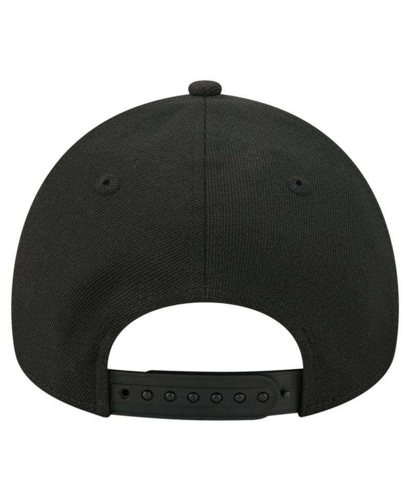 Big Boys and Girls Black Arizona Diamondbacks Cooperstown Logo 9FORTY A-Frame Adjustable Hat