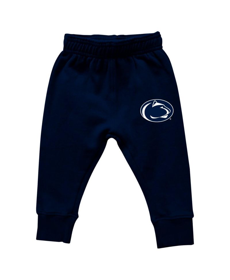Baby Boys and Girls Penn State Nittany Lions Color Block Pullover Hoodie and Sweatpants Set