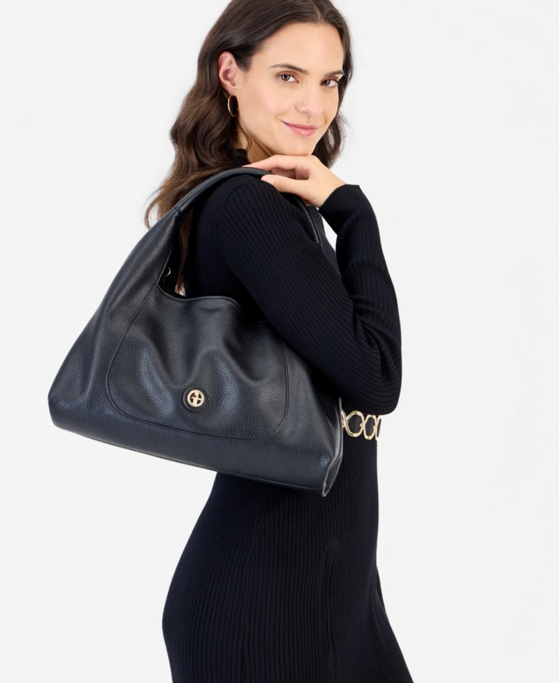 Pebble Framed Clutch Crossbody Bag