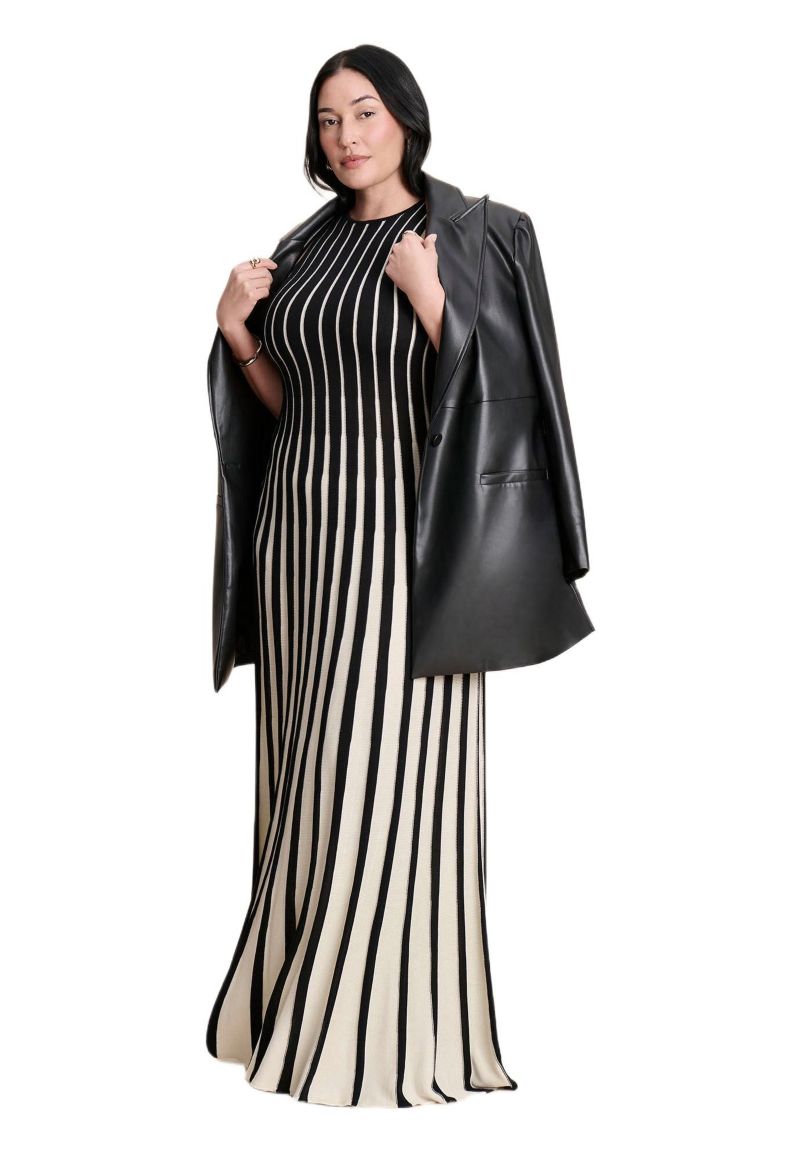Women's Two Tone Sweater Dress