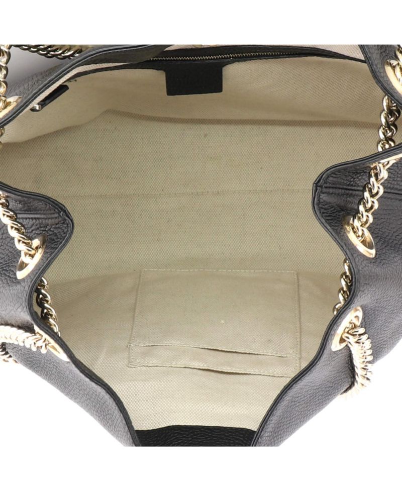 Medium Soho Chain Strap Shoulder Bag Leather