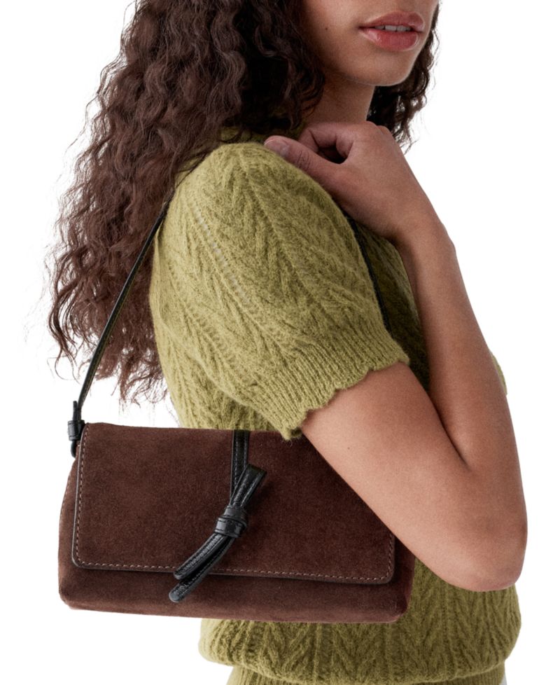 Leather Flap Small Shoulder Bag