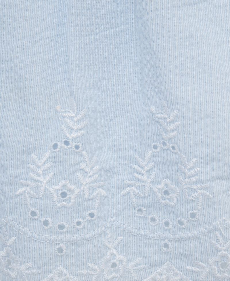 Baby Girls' Eyelet Embroidery Top, Shorts and Headband, 3-Piece Set