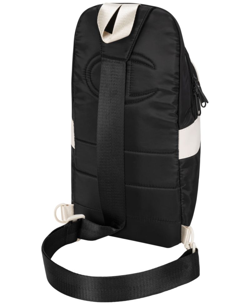 Men's Printed Logo Sling Bag