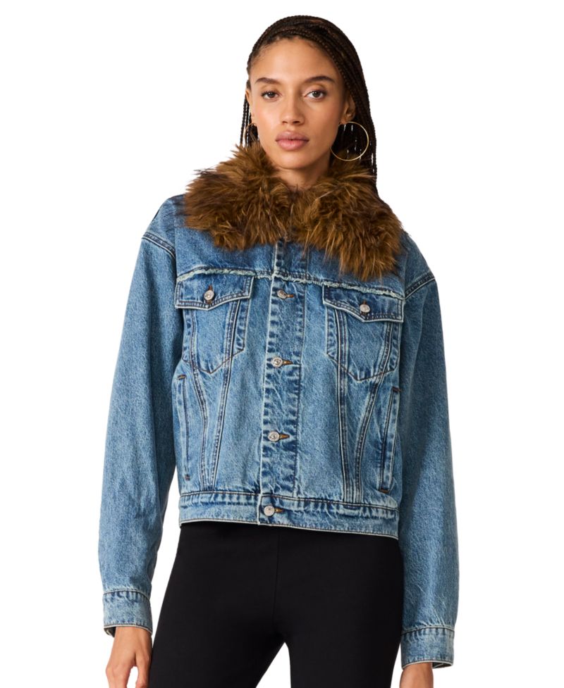 Women's Marky Cropped Denim Jacket