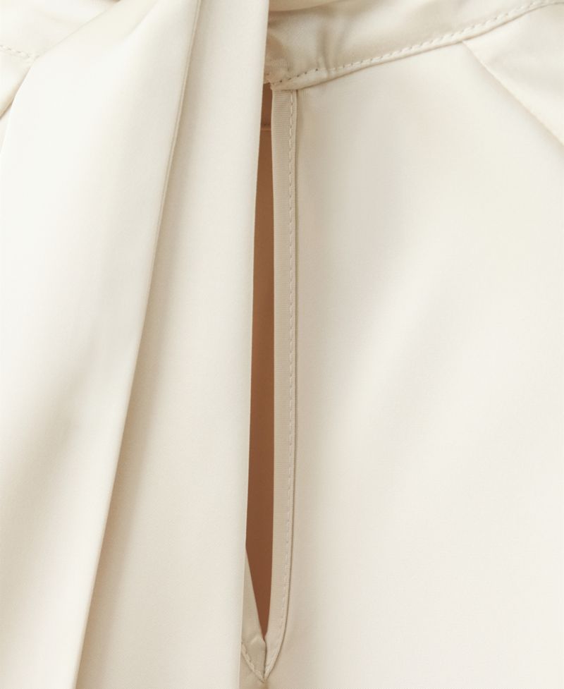 Women's Olivia Bow Batwing-Sleeve Ruched Mini Dress