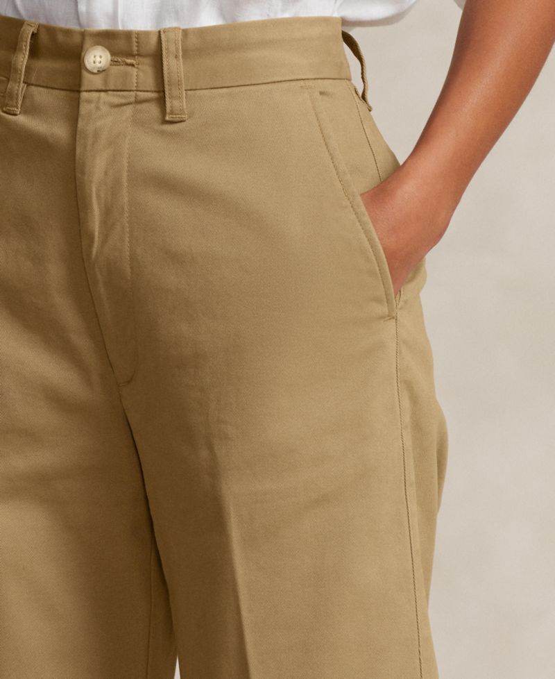 Women's Chino Wide-Leg Pants