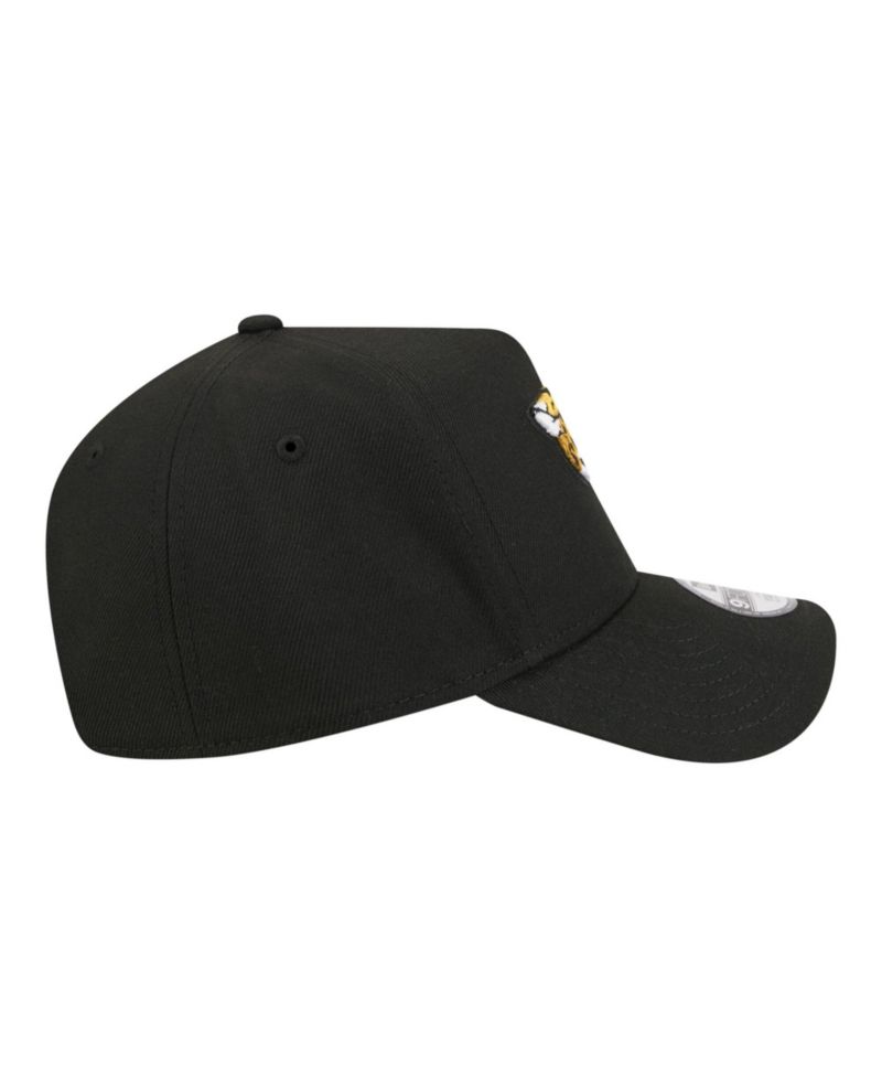 Big Boys and Girls Black Jacksonville Jaguars 9FORTY A-Frame Adjustable Hat