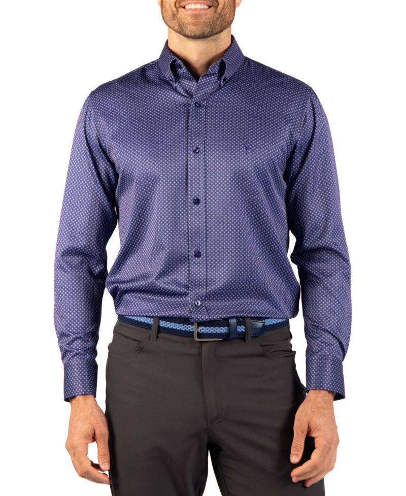 Men's Diamond Printed Performance Shirt