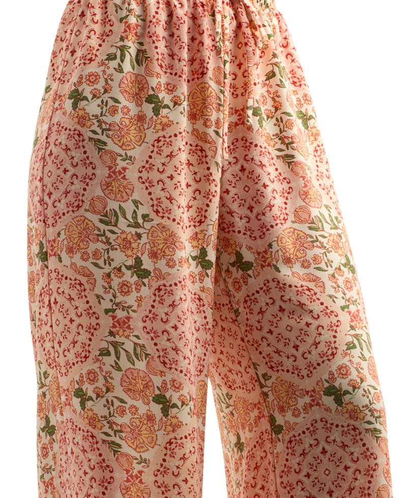 Juniors' Wide-Leg Pull-On Pants
