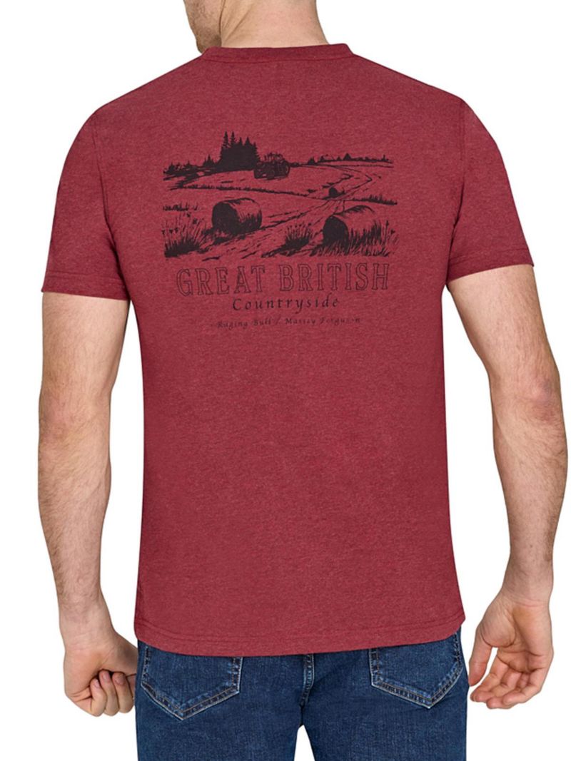 Men's MF Field Back Print T-Shirt