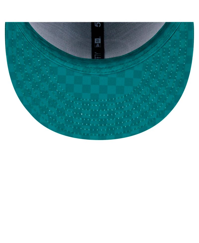Men's Green New York Jets Checkered 59FIFTY Fitted Hat