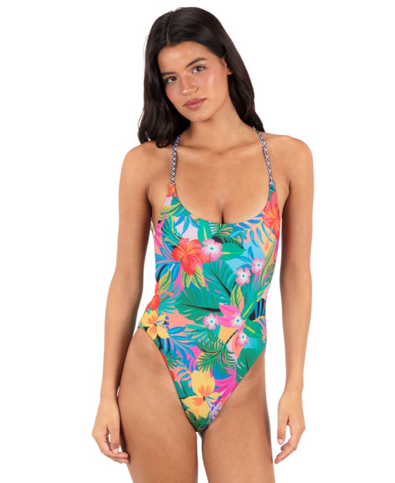 Women's Pacific Night Cheeky Coverage One-Piece Swimsuit