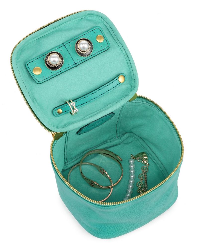 Celosia Cube Leather Jewelry Case