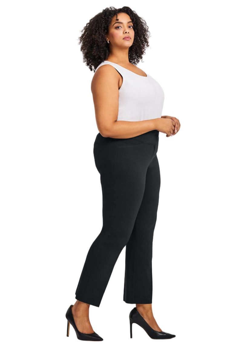 Women's Plus Size Super Stretch Straight Leg Pant