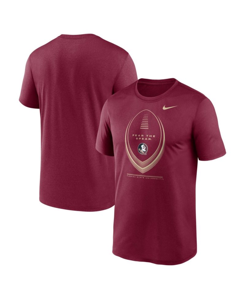 Men's Garnet Florida State Seminoles Primetime Legend Football Icon Dri-FIT T-Shirt
