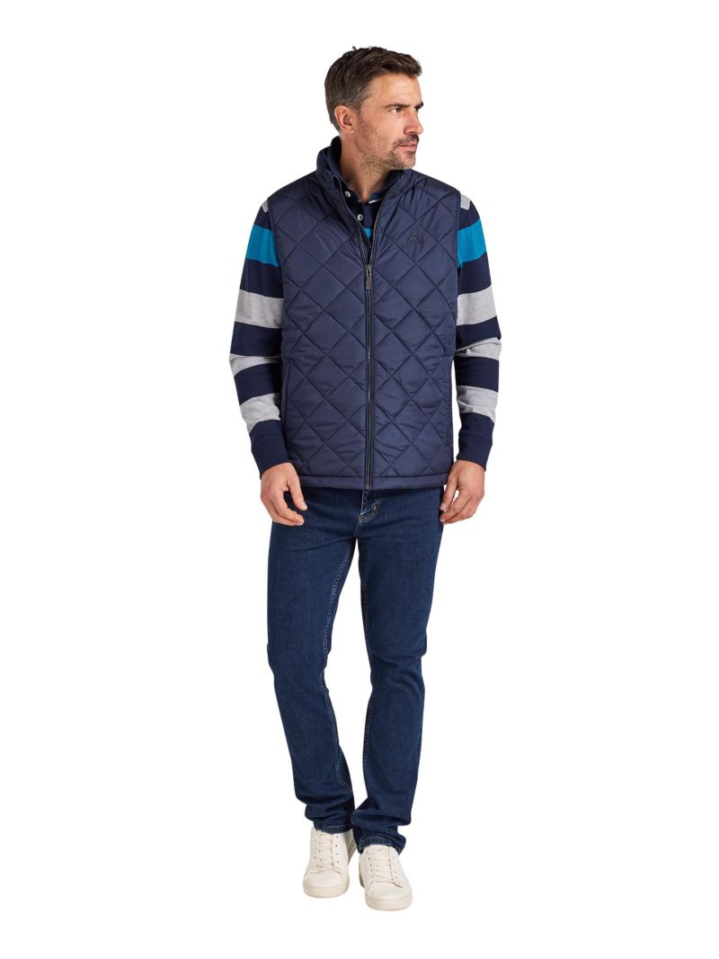 Men's Sleeveless Quilted Gilet