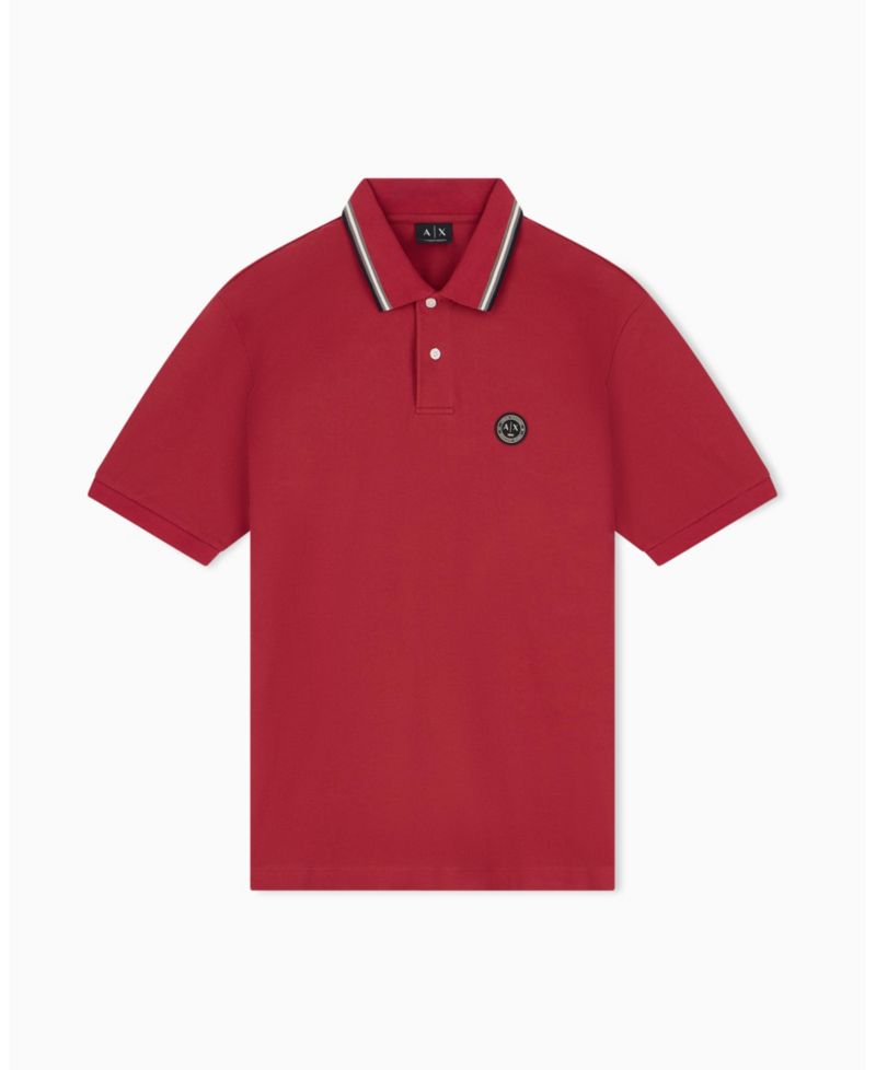 Men's Short Sleeves Pique Tipping Polo Shirt