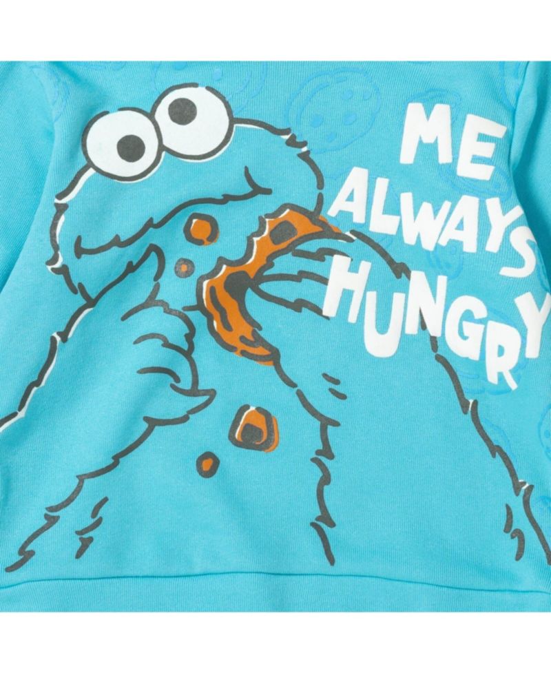 Toddler Boys (2T-5T) Elmo Cookie Monster Fleece Pullover Hoodie and Pants Outfit Set