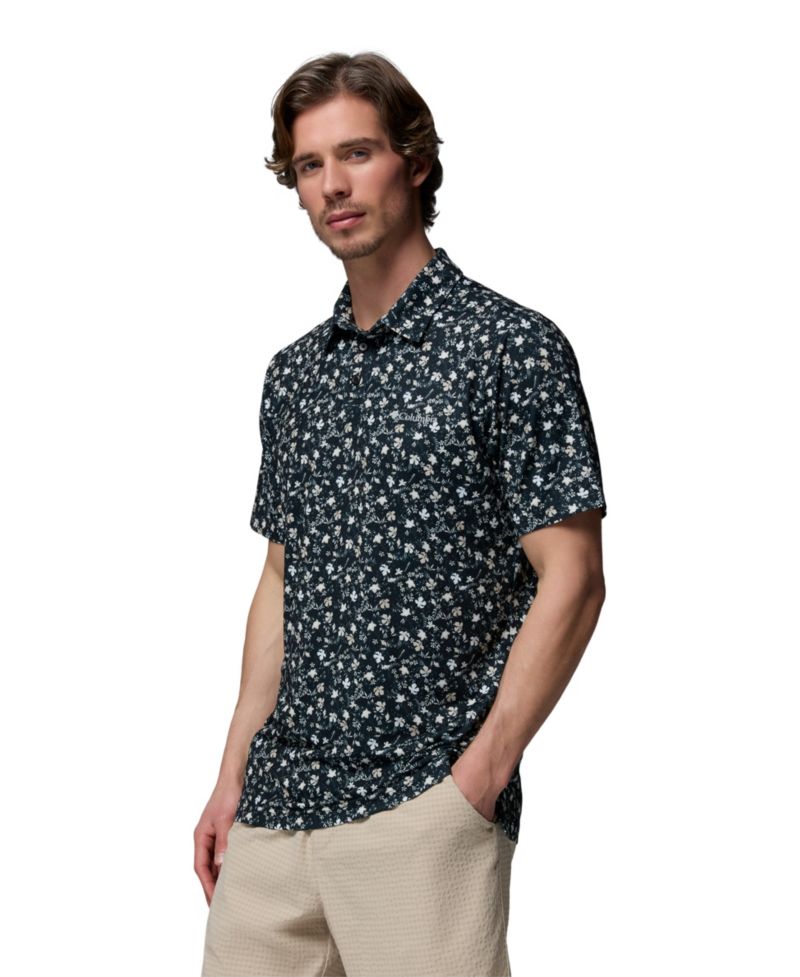 Men's Parsons Printed Short-Sleeve Polo Shirt