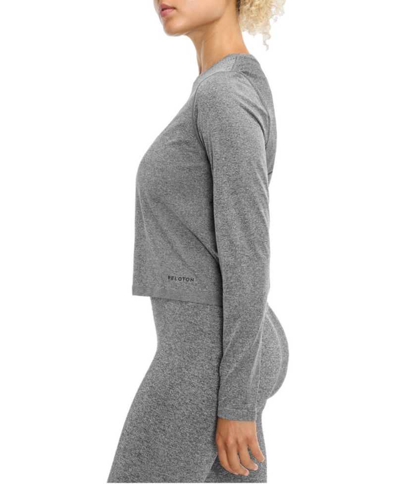 Women's Seamless Melange Long Sleeve