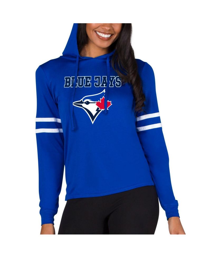 Women's Royal Toronto Blue Jays Marathon Lightweight Lounge Pullover Hoodie
