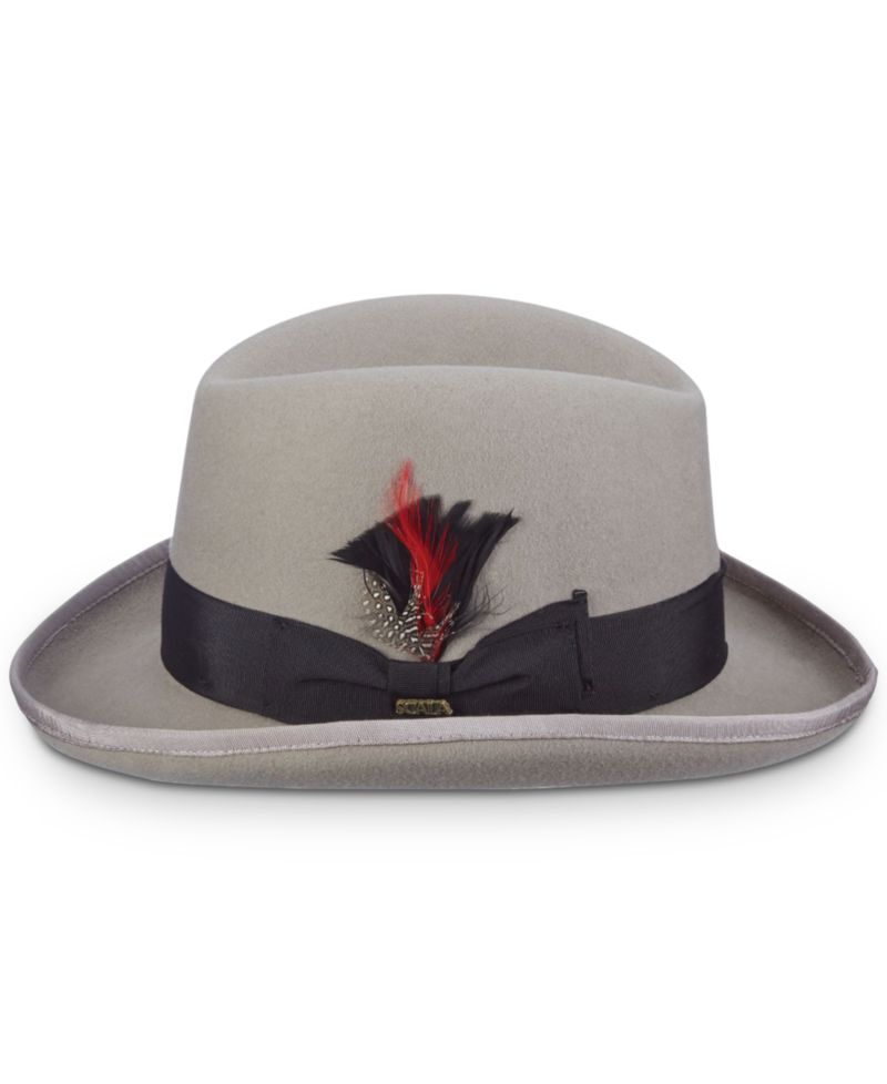 Men's Wool Homburg Hat
