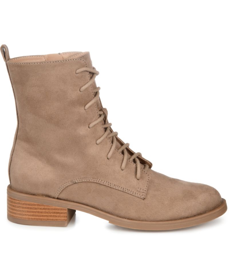Women's Vienna Lace Up Stacked Heel Booties