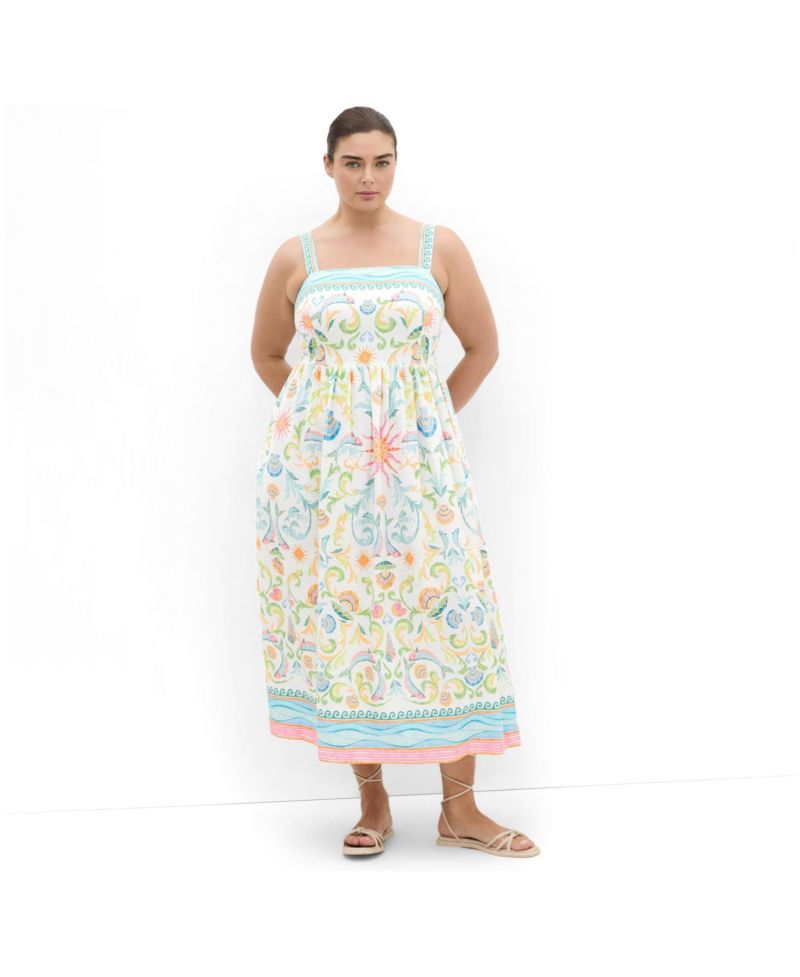 Women's Calissa Seascape Print Maxi Dress