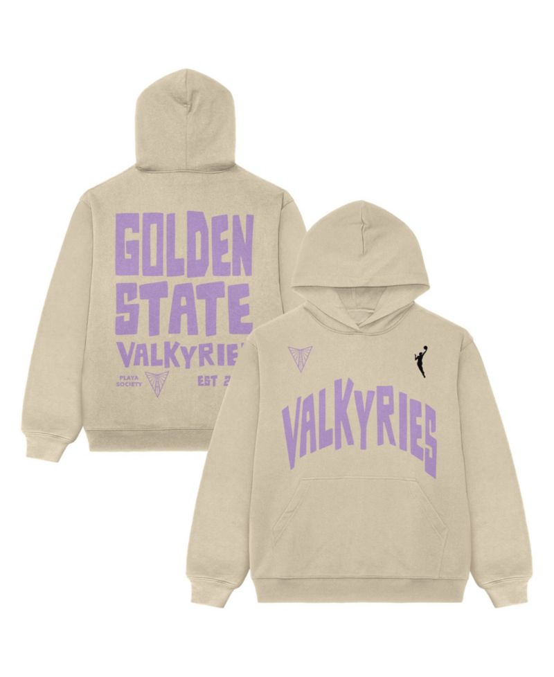Men's and Women's Oatmeal Golden State Valkyries Established Hoodie