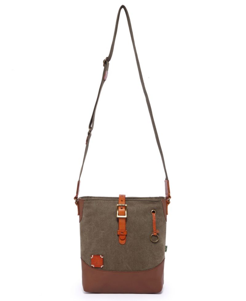 Redwood Canvas Crossbody Bag
