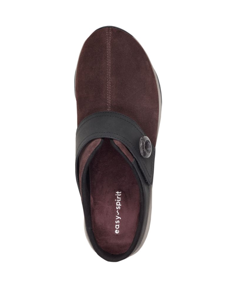 Women's Edline Suede Button Strap Mules