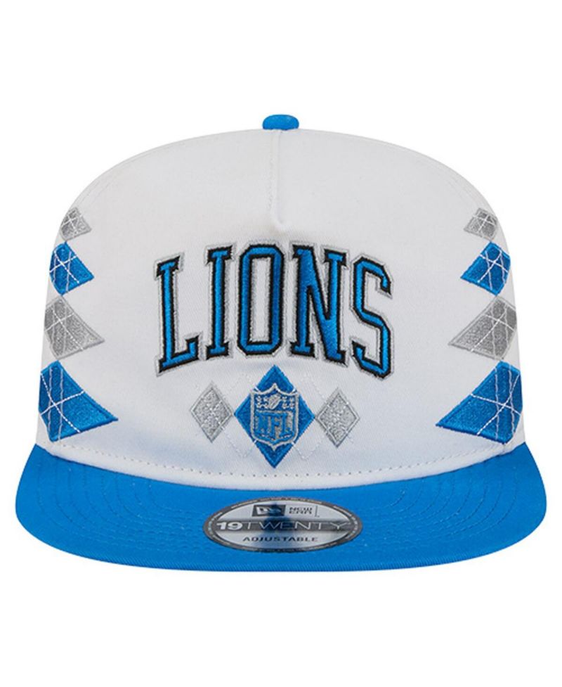 Men's White Detroit Lions Argyle 19TWENTY Adjustable Hat