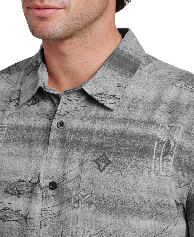 Quiksilver Men's Short-Sleeve Go Fish Shirt