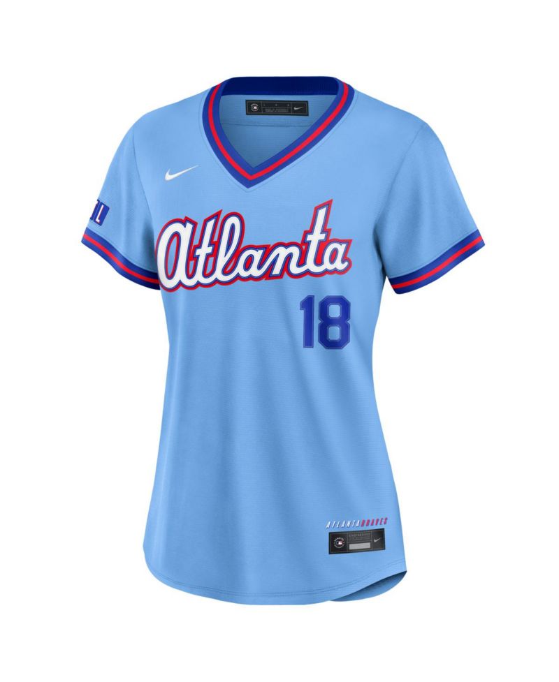 Women's Mike Yastrzemski Powder Blue Atlanta Braves 2026 City Connect Stadium Jersey