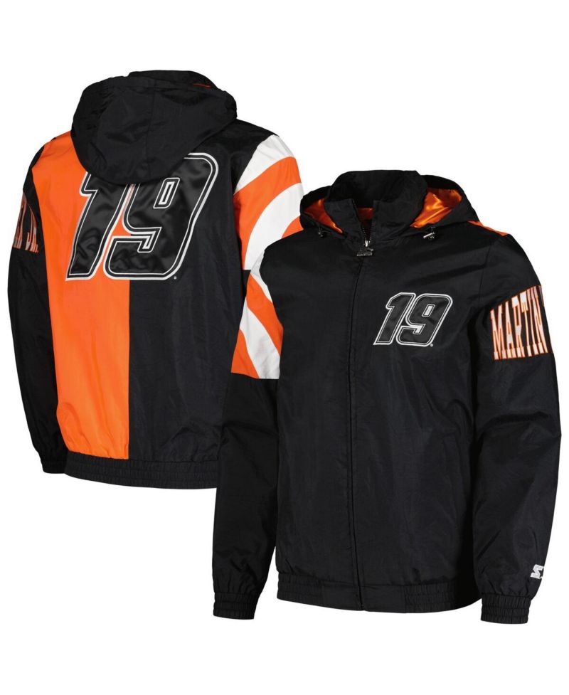 Men's Black Martin Truex Jr Red Zone Full-Zip Jacket