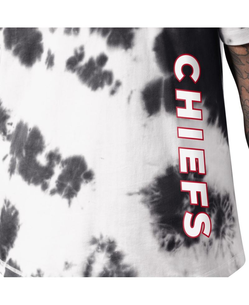 Men's Black Kansas City Chiefs Freestyle Tie-Dye T-shirt