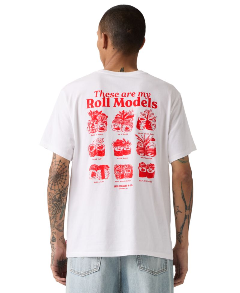 Men's Premium Relaxed-Fit Logo Graphic T-Shirt