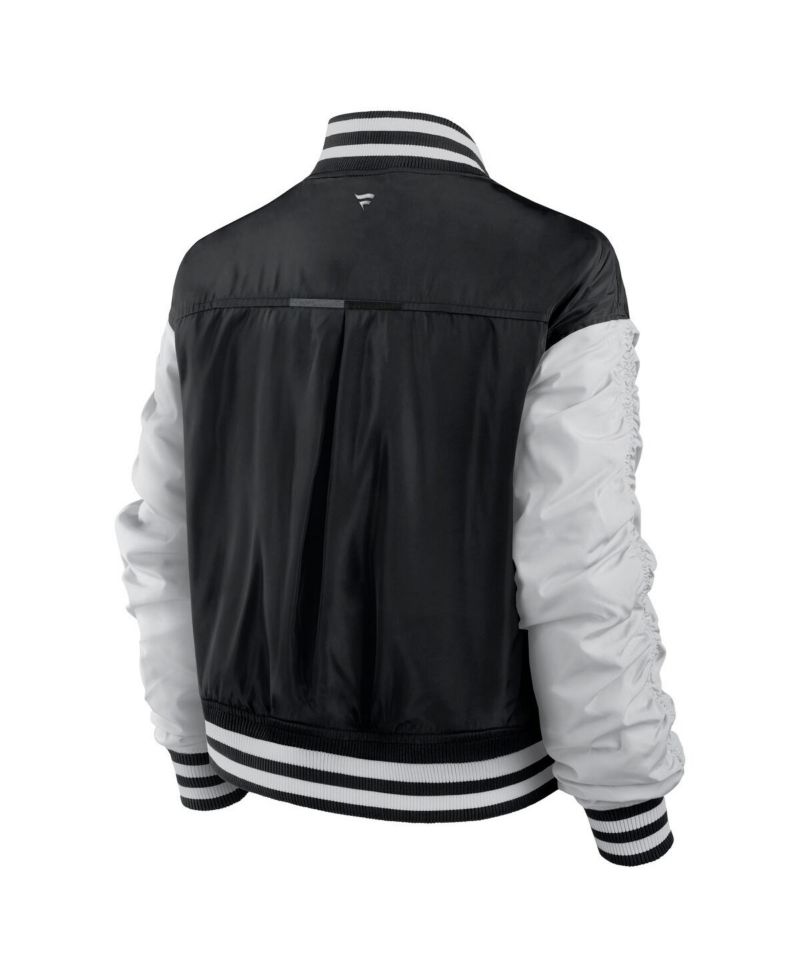 Women's Black New York Yankees Elements Wave Full-Snap Jacket