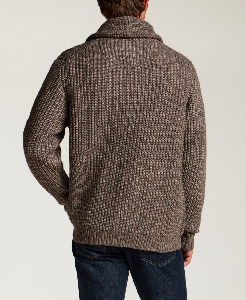 Men's Mixy Shawl Collar Cardigan Sweater