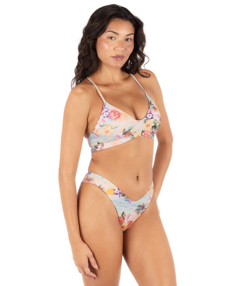 Women's Scenic Sunset V-Front Skimpy Swim Bottoms