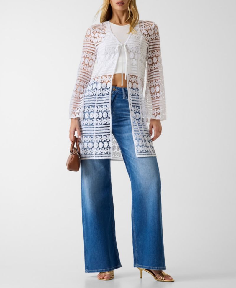 Women's Tasha Long-Sleeve Lace Top