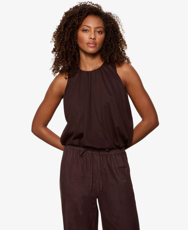 Women's Retreat Crewneck Bubble Tank Top