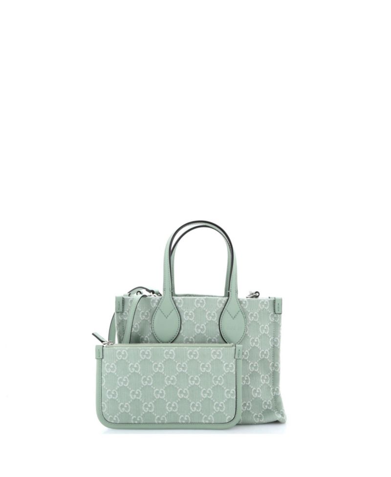 Medium Ophidia Shopper Tote GG Denim