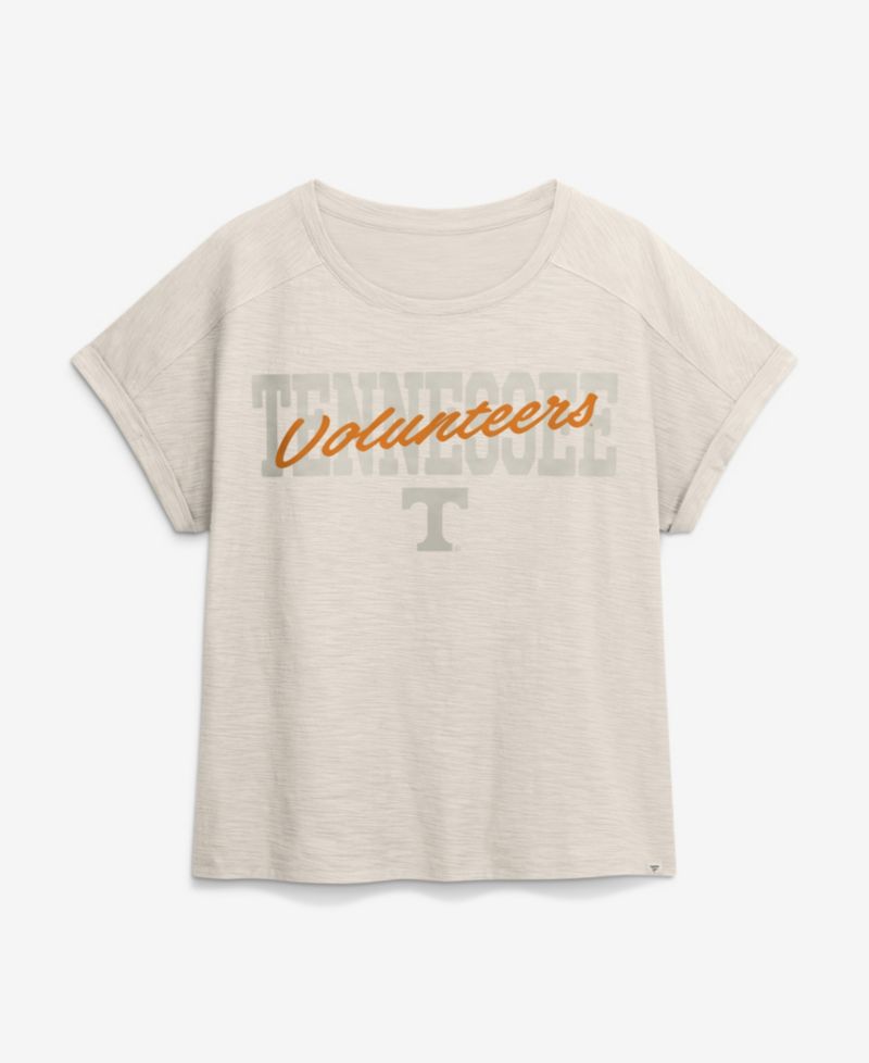 Women's Natural Tennessee Volunteers Hometown Premium Oversized Boxy T-Shirt