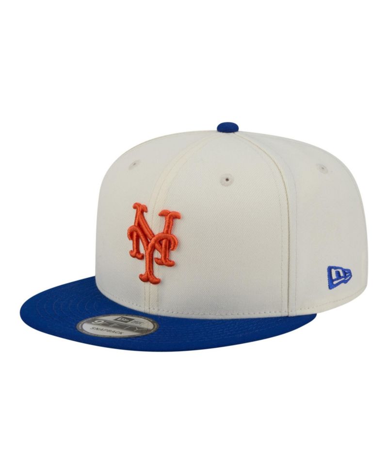 Men's Cream/Royal New York Mets Localized 9FIFTY Snapback Hat